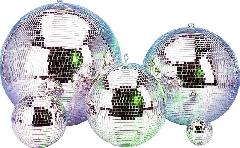 DEMO / OCCASION JB SYSTEMS MIRROR BALL 12"/30cm Boule à facettes Disco 12"/30cm petits mirroirs