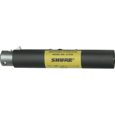 SHURE A15AS Atténuateur micro -15, -20 ou -25 dB XLR 3pts Mâle Femelle