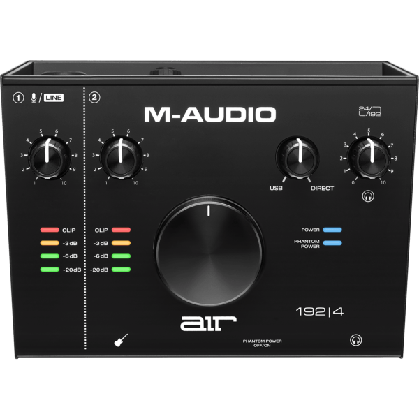 M-Audio AIR192X4 interface audio carte son 1 entrée micro + 1 entrée instrument USB-C