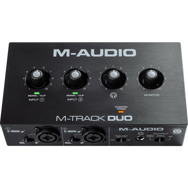 M-AUDIO MTRACK-DUO interface audio mixeur 2 canaux, 2 entrées combo XLR/jack USB 2.0