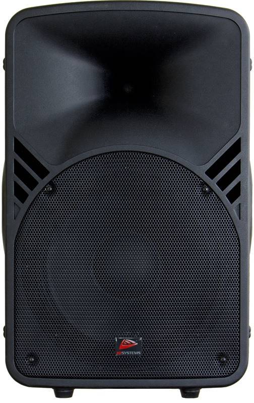 JB SYSTEMS PPA 121 Enceinte portable filaire 12" 250W RMS MP3-player, FM radio, 2mic + 1line in