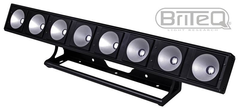 BRITEQ Powerpixel 8 RGB Projecteur Barre Led, 8x 30W RGB COB