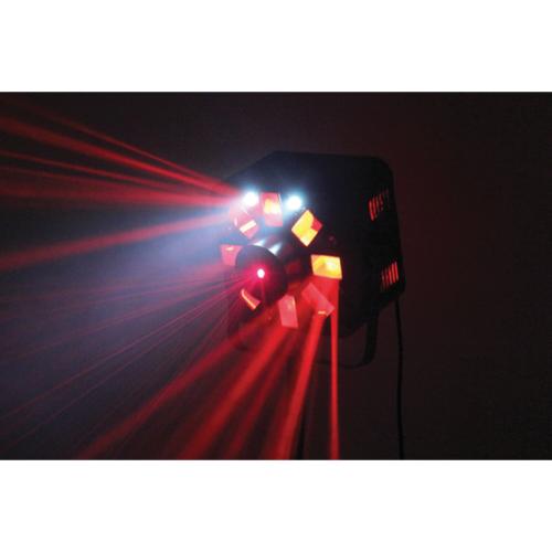 AFX Light COMBO-LED Jeux de lumière LED  RGBWA + Stroboscope/Flash + LASER ROUGE & VERT