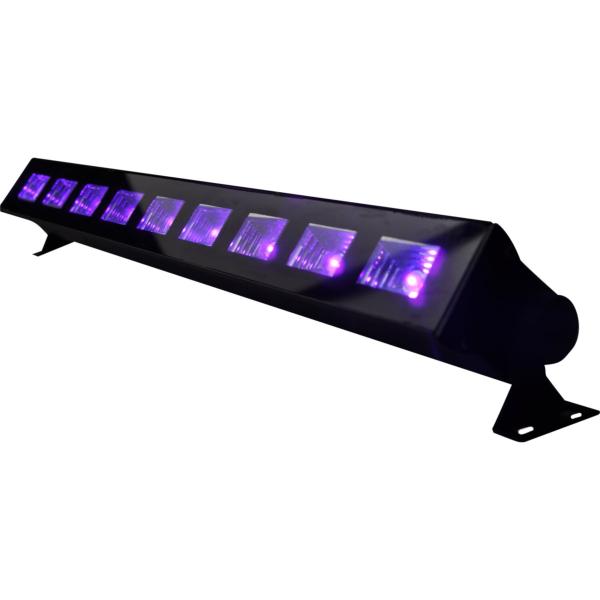 IBIZA Light LED-UVBAR  projecteur barre à led uv lumière noire 9x 3W