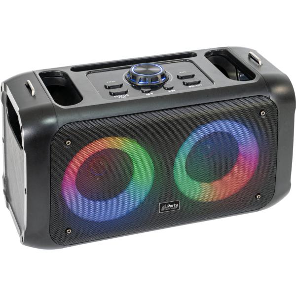 PARTY-STREET2 enceinte nomade Bluetooth avec LED, USB, Micro  2 x 3"/8cm 100W SD