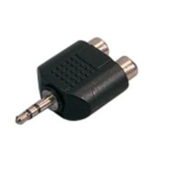 Adaptateur Y de câble audio 3,5 mm mâle vers double RCA femelle - CABLETIME