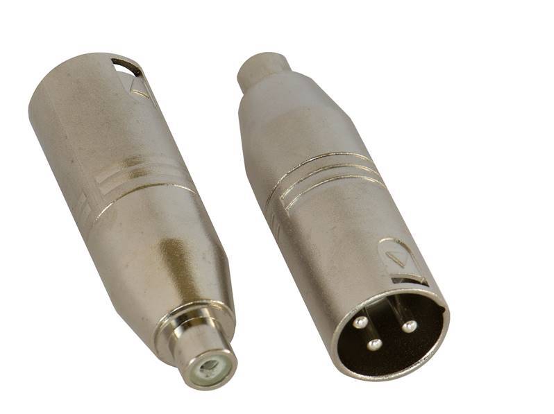 JB SYSTEMS Adaptateur RCAf/XLRm Adaptateur RCA femelle - XLR mâle 