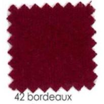 COTON GRATTE Bordeaux 260cm 140g/m2 M1 - rouleau de 50m