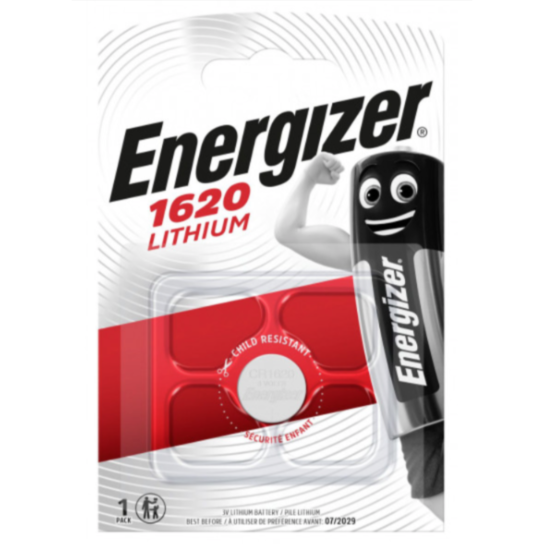 ENERGIZER CR1620  Pile Bouton Lithium