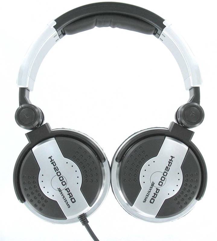 JB SYSTEMS HP2000 PRO Casque Audio DJ, incl ear pads + bag