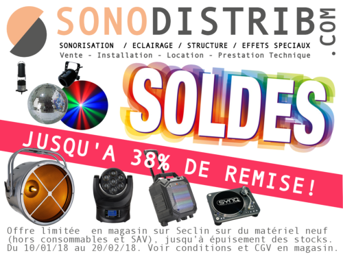 !!! SOLDES SUR LES ARTICLES SIGNALES EN MAGASIN !!! sonorisation éclairage sono dj magasin matériel sono lille seclin