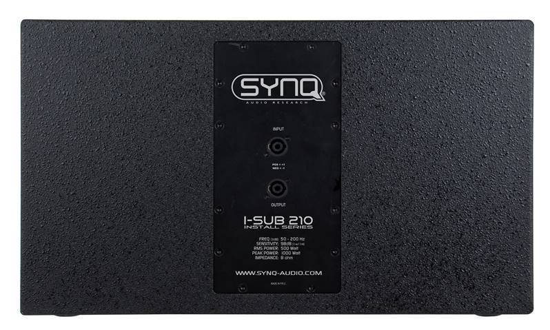 SYNQ I SUB 210 Subwoofer : 2x 10" - 500Wrms / 8 ohm