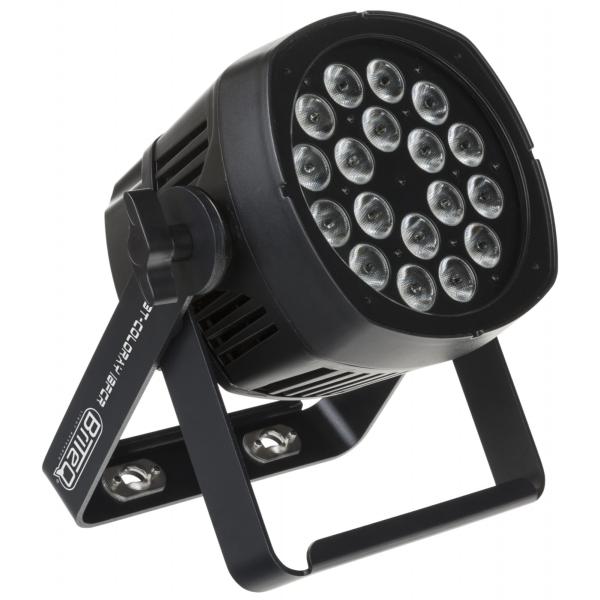 BRITEQ BT-COLORAY 18FCR projecteur Led RGBW 18 x 8W 20° IP65 