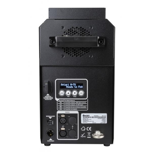 ANTARI M-7X machine à fumée à dispersion rapide type CO2 verticale  ou horizontale LED 22 x 3W RGBA