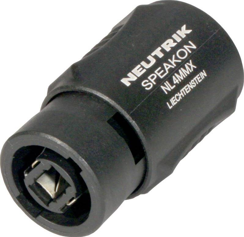 NEUTRIK NL4MMX Adaptateur bouchon NEUTRIK 2x Speakon 4contacts