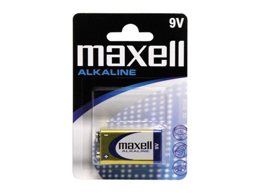 MAXELL Piles alcalines 9v 6LR61
