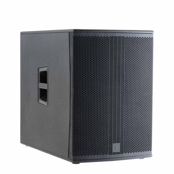 AUDIOPHONY Myos15ASub subwoofer Caisson de basses de 15" - Amplification 1000W RMS avec DSP - Finition bois