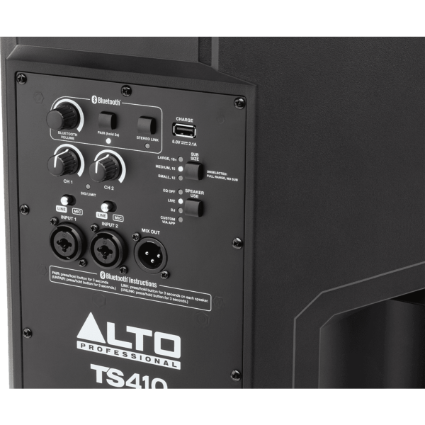 ALTO PROFESSIONAL TS 410 Enceinte active amplifiée 10" 1000W RMS Bluetooth avec mixeur