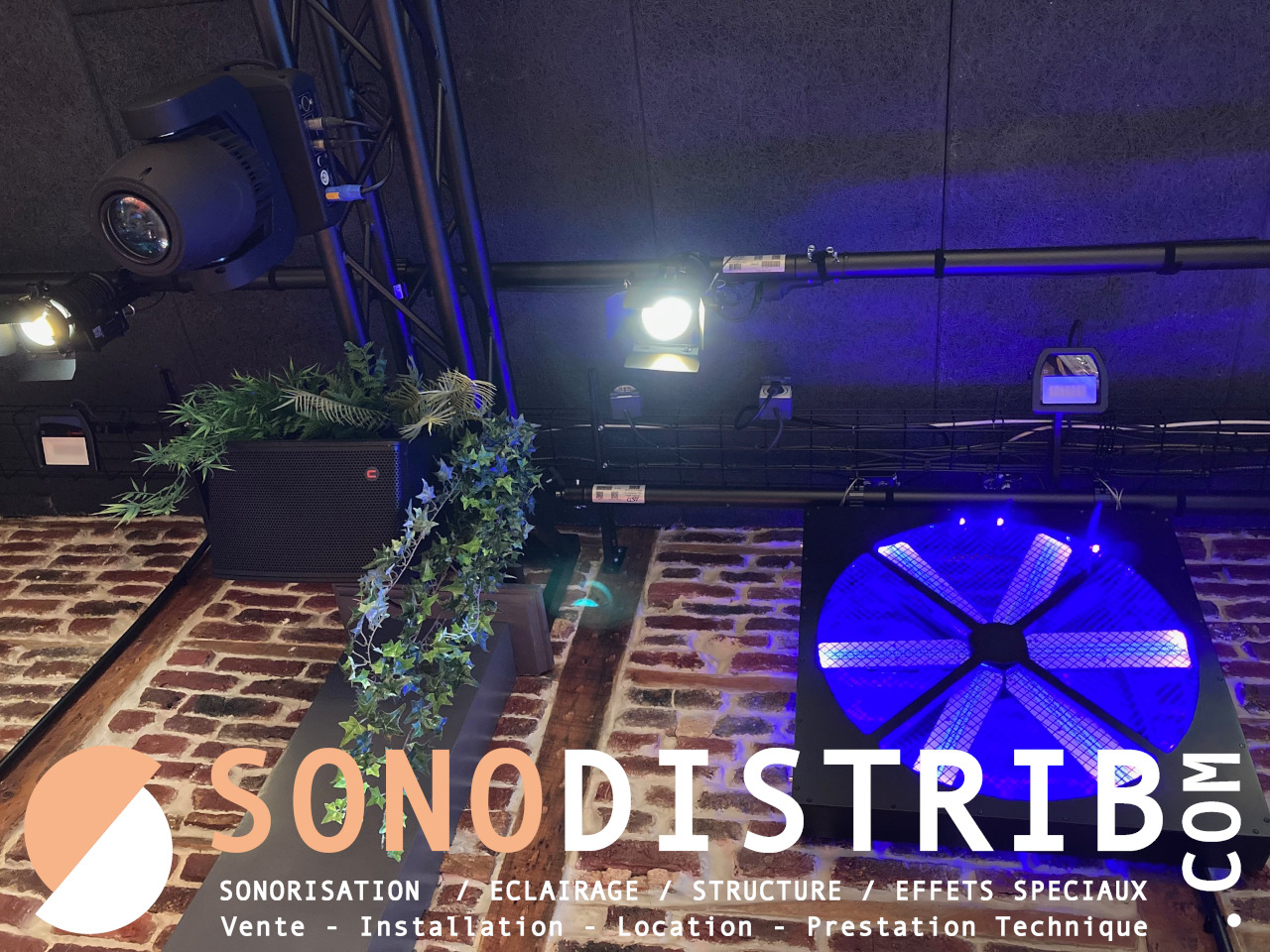 SONORISATION & ECLAIRAGE pour Bars, Restaurants, Complexes de loisirs, salles, club, discothque sonodistrib installation revendeur professionnel