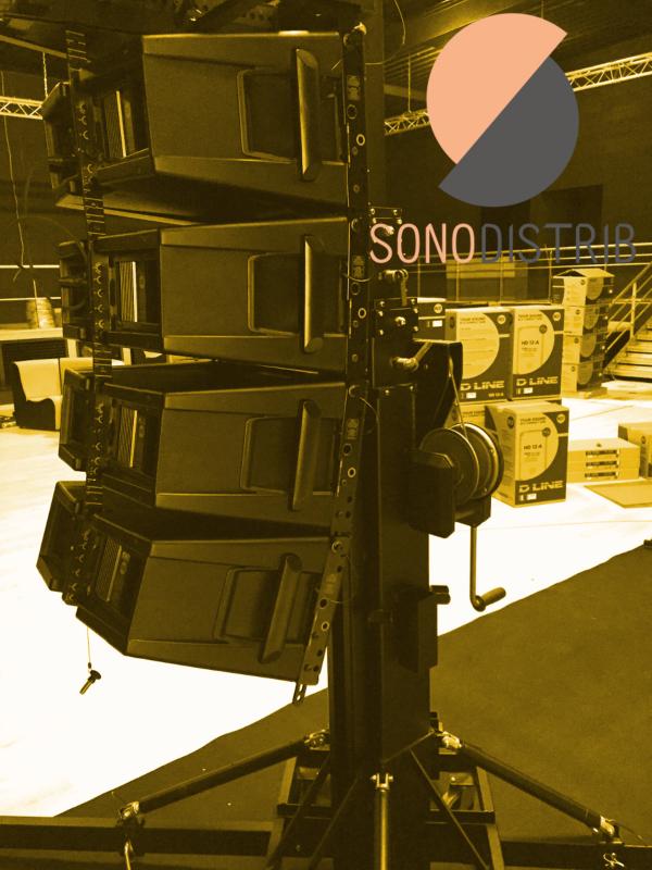 Pose d'un systme de sonorisation Line Array RCF + Subwoofer montage cardiode End Fire pour un nouveau club de 1200 m2 dans la région hauts-de-France !  sonodistrib vente location installation magasin sono nord lille lens arras béthune valenciennes