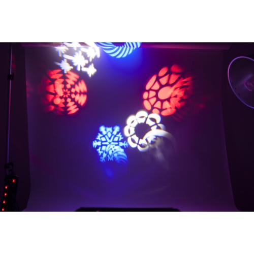 AFX Light DYNAMIC-LZR Jeux de lumière LED 3 en 1 : Gobo + Wash/Flash + Laser Rouge et Vert