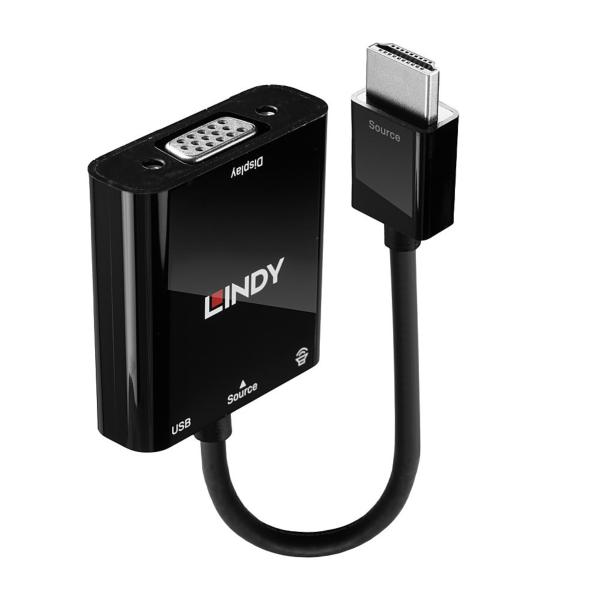 LINDY 38285 Convertisseur HDMI vers VGA & Audio