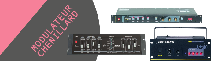 Modulateur Lumire Chenillard projecteur Matériel Sono Lille Seclin Magasin Showroom Son Audio Lumire Effets Spéciaux Structure Levage Sonorisation Eclairage Nord-Pas-de-Calais-Picardie Hauts-de-France