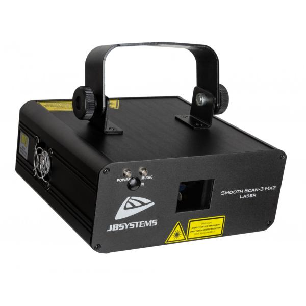 JB SYSTEMS SMOOTH SCAN-3 MK2 Laser Jeux de lumière DJ Effet Laser - 50mW vert + 100mW rouge