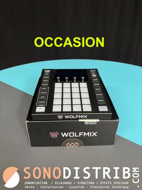 🚨DESTOCKAGE🚨 Modèle d'exposition - occasion  🚨 ✅ WOLFMIX W1 MK1 (article discontinué) Contrôleur DMX autonome  pour shows lumière  ✅ Tarif : 570€ TTC - TVA 20% (au lieu de 785€ TTC prix public conseillé neuf complet) - Prix non négociable ✅ Matériel d'occasion, Bon état général, Parfait état de fonctionnement ✅ Pas de vente à distance, pas d'expédition, pas de réservation : 1ier arrivé = 1ier servi  #sonodistrib #destockage #occasion #Braderie #briteq #sonorisation #sonopro #sono #eclairageled #djsetup #Lille #nordpasdecalais #hautsdefrance #projecteur #ProjecteurLED #movinhead #movingheads #movingheadlights #movingheadlighting #EnceintePortable #enceintebluetooth #audiovisuel #MachineAFumee #briteq #lumierenoire #UV #soireefluo #fluoparty #decoupeled #antari #wolfmix #dmx #dmxlighting  https://www.sonodistrib.com/destockage_materiel_pack_sono_pas_cher.htm