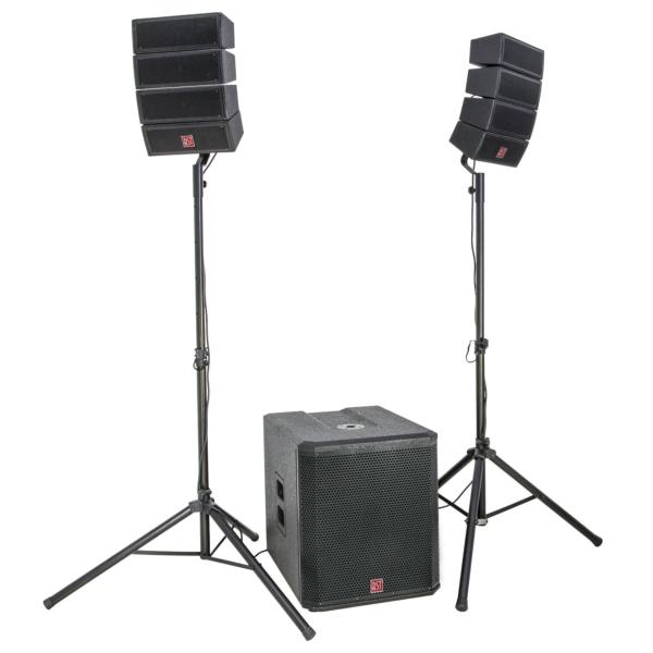 BST HELIOS2.1 SYSTEME SON ACTIF 2.1 LINE ARRAY 8 SATELLITES + 1 SUBWOOFER 900W