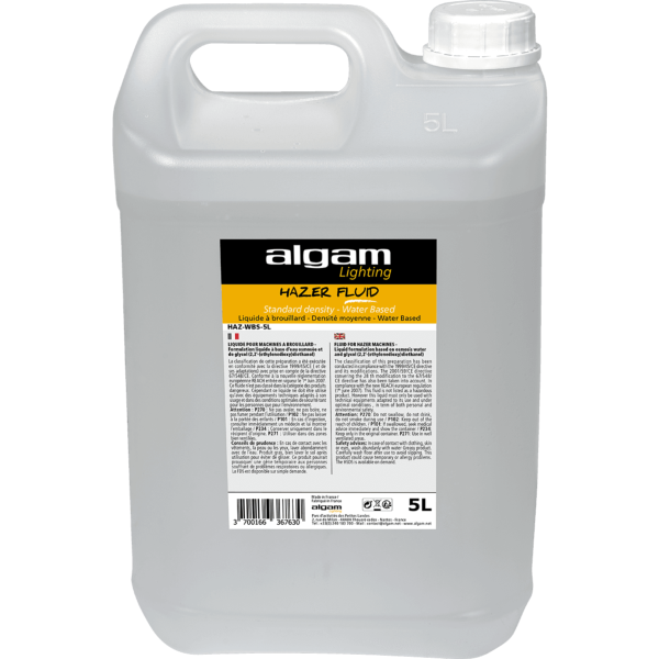 ALGAM LIGHTING HAZ-WBS-5L Liquide Densité moyenne water based - 5 litres