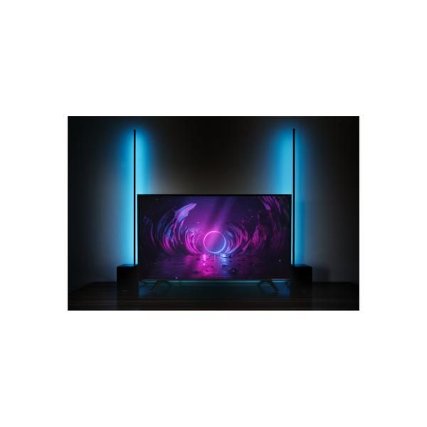 IBIZA MAGIC COLOR STICK BLACK TUBE LUMINEUX RGB SUR PIED – 1,8m - noir