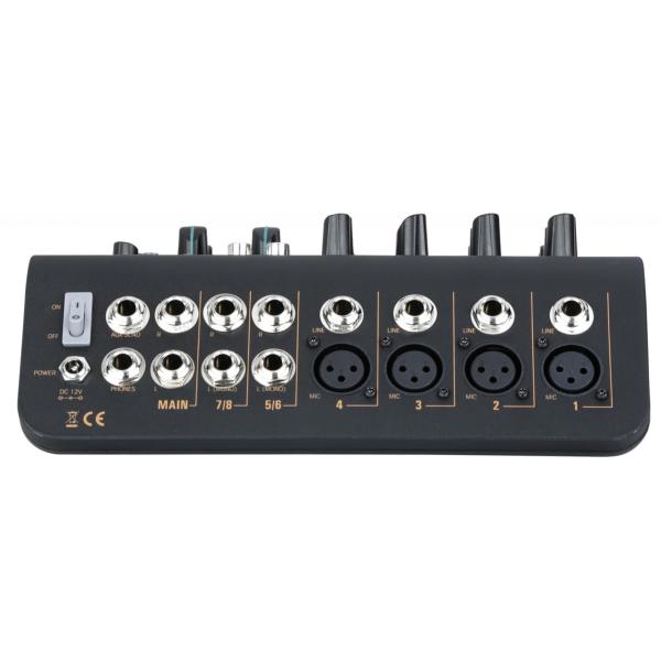 CONSOLE DE MIXAGE MPX6 AUDIOPHONY 6 CANAUX AVEC EFFETS, LECTEUR USB/SD/BT