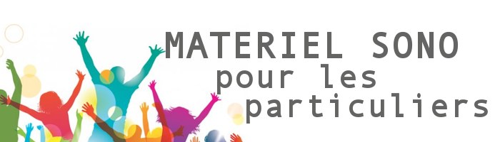 Matériel sono pour les particuliers sonodistrib