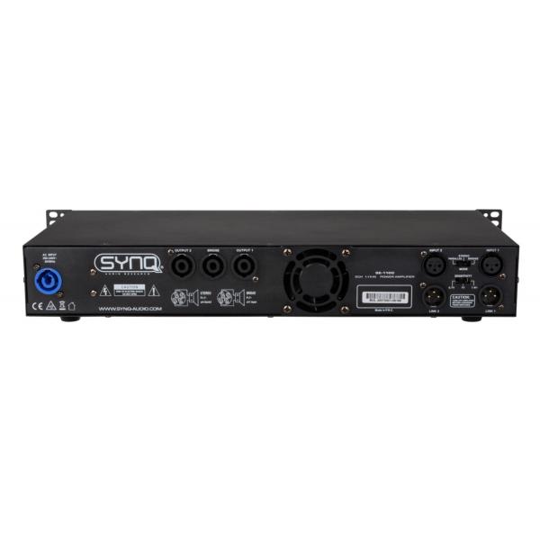 SYNQ SE-1100 Amplificateur audio 2x 550W RMS @4 ohms ou 2x 300W RMS @8 Ohms