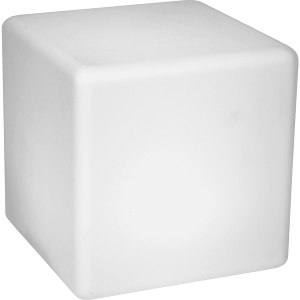 Cube de décoration lumineuse LED RGB - 40cm - Mobilier lumineux