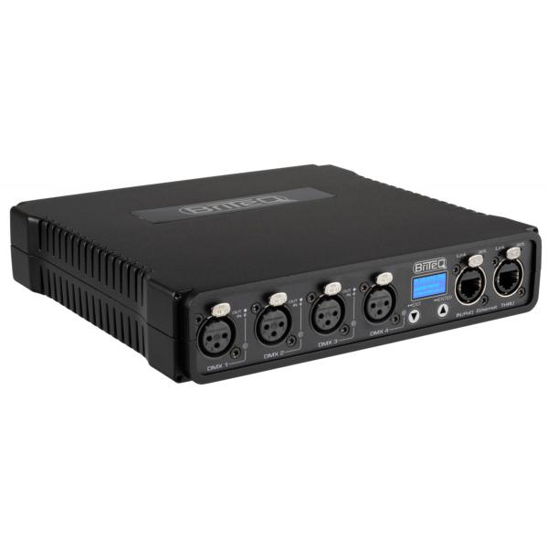 BRITEQ BT-NODE24 MK2 (3pin XLR) Node ArtNet & sACN haute vitesse avec 4 ports DMX