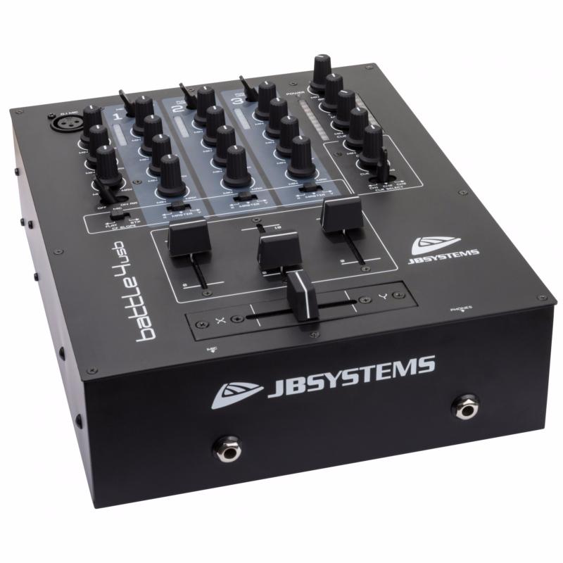 JB SYSTEMS BATTLE4 USB table mixage mixer DJ 4 voies 