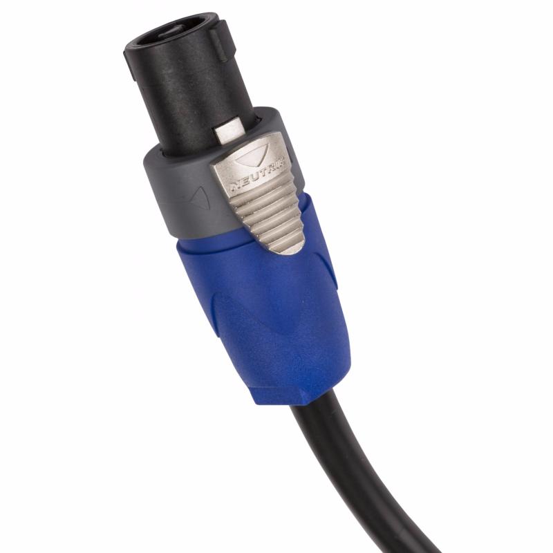 TASKER câble Haut Parleur PRO L: 05m 2x 2.5 mm² fiches Neutrik Speakon NL2FX pour HP enceinte 