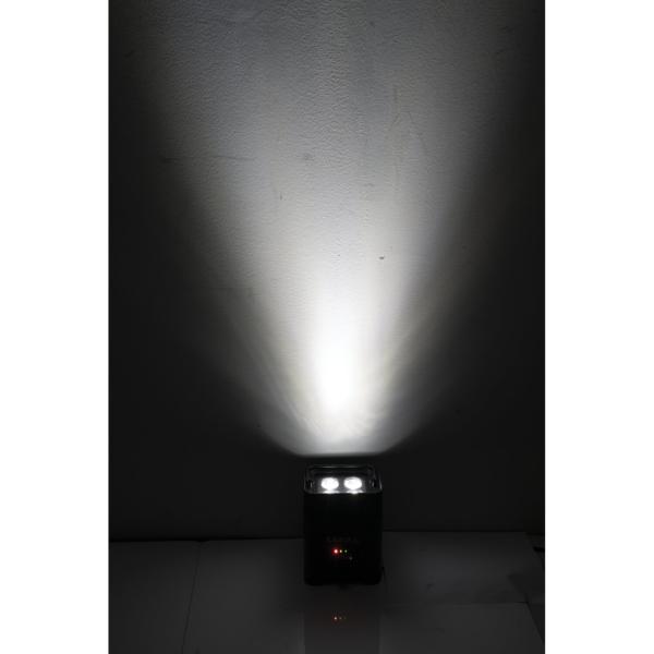 IBIZA Light BOX HEX4 Projecteur PAR LED RGBWA+UV 4x12W 25°sur batterie