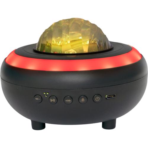 Party Sound & Light NEBULA petite enceinte Bluetooth avec effets lumineux qui ressemblent aux aurores boréales (sans chargeur)