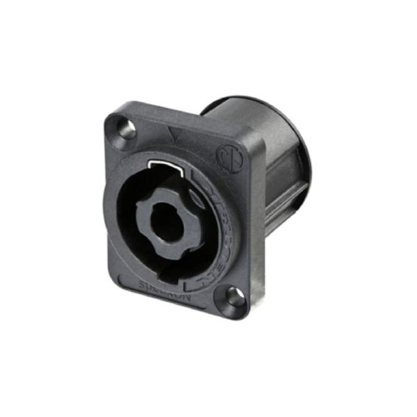 NEUTRIK NL4MPXX Connecteur châssis D-Size Speakon 4 pôles mâle IEC 62368-1