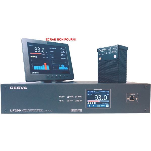 CESVA LF200 Norme S31-122 Limiteur acoustique à atténuation global & bande d'octave (sans écran)