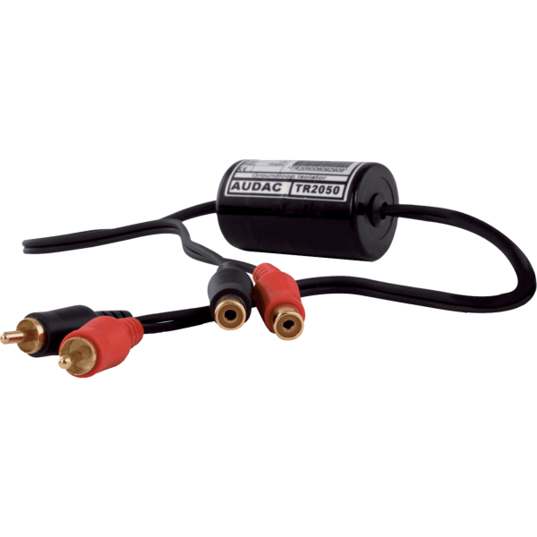 AUDAC TR2050 Isolateur Ligne RCA stéréo 