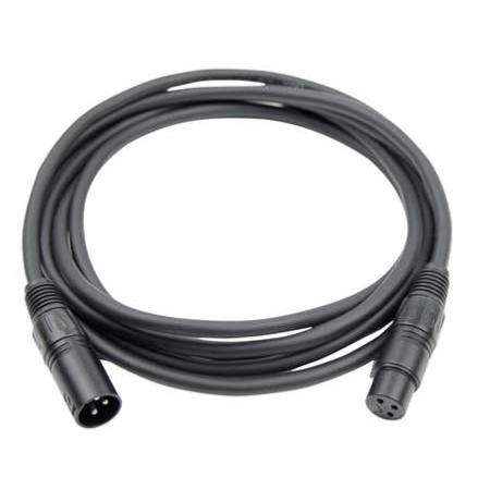 Câble XLR Canon pour Console DMX Noir