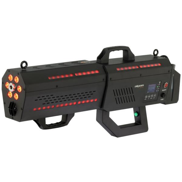 Algam Lighting FMG-CYCLONE " Pistolet " Machine à fumée 1200W portable sur batterie