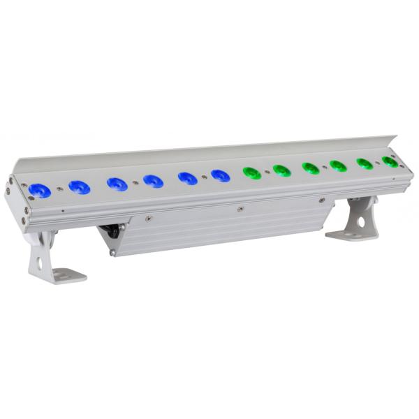 BRITEQ LDP COLORSTRIP 12FC barre Led 12x 4W RGBW divisée en 2 sections