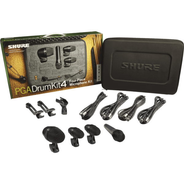 SHURE PGADRUMKIT4  Mallette 4 micros batterie