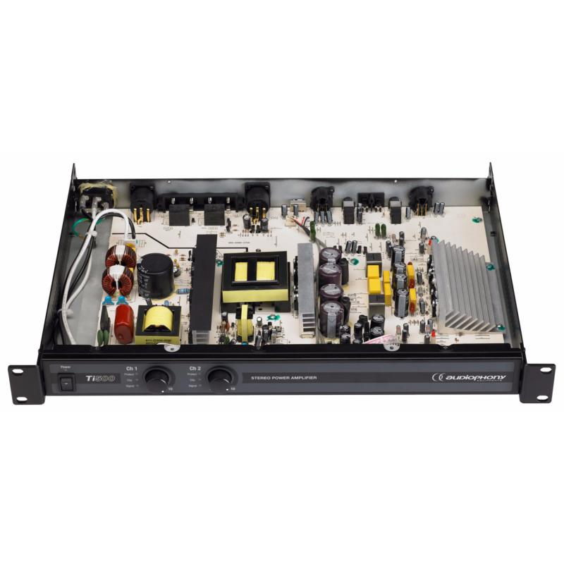 AUDIOPHONY TI500 amplificateur sonorisation 2x 130W RMS ou 1x 500W RMS sous 8 ohms