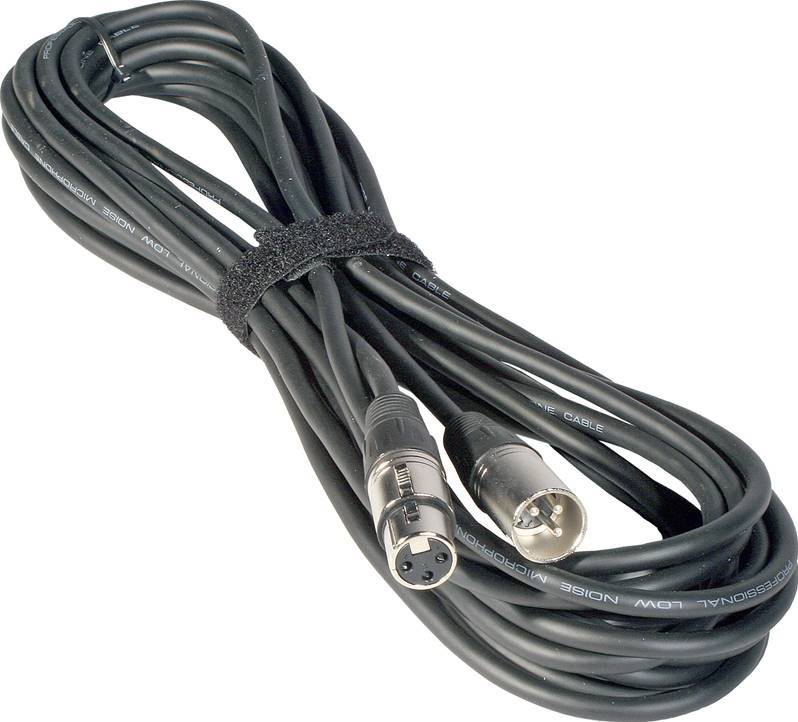 Hilec 7-0063 Câble micro assemblé, XLRf+XLRm 5m